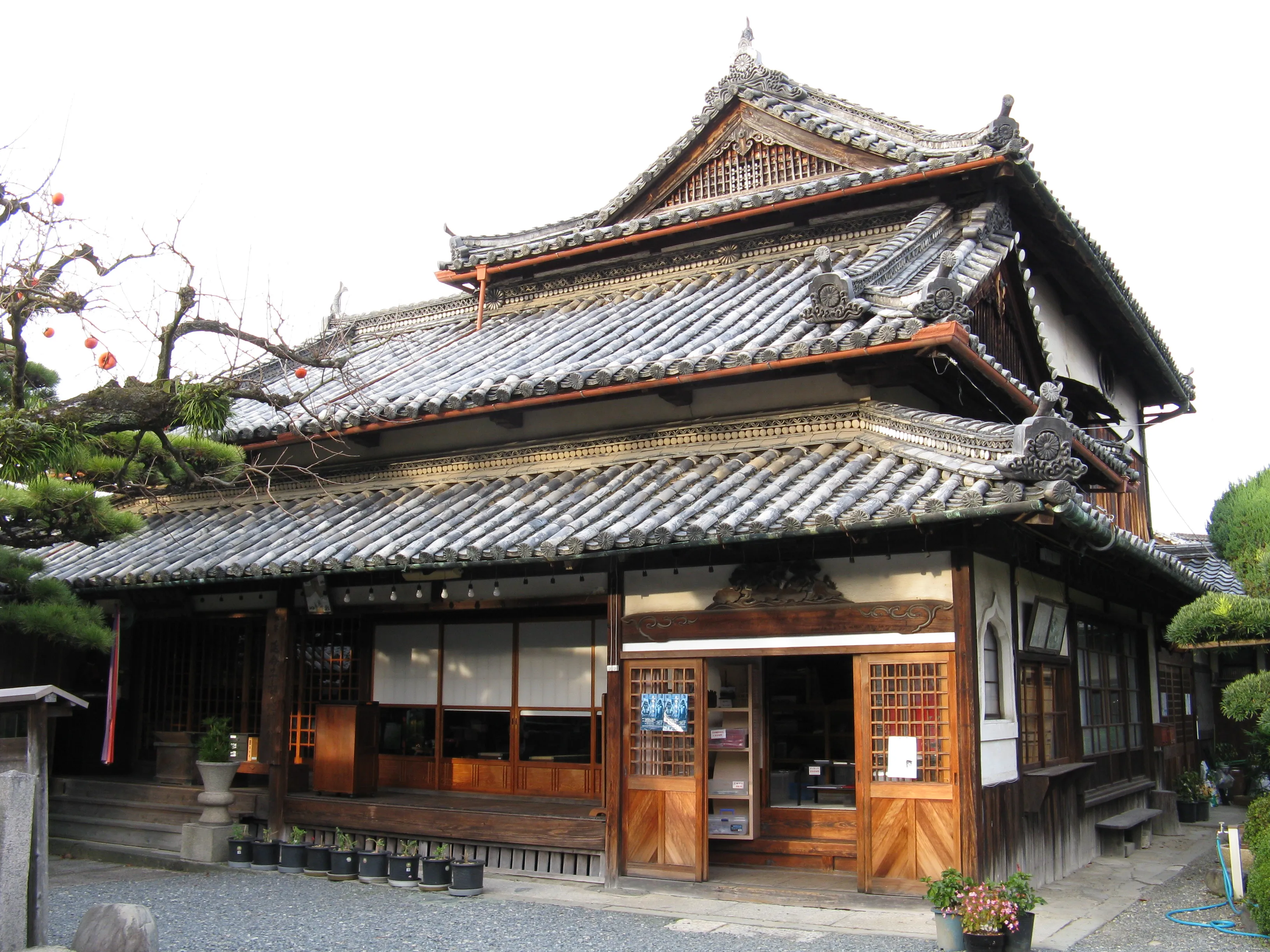 The main hall of Zenmyōshō-in (Sanada-an) temple, built on the Sanada residence site in Kudoyama